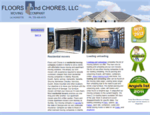 Tablet Screenshot of floorsandchores.com